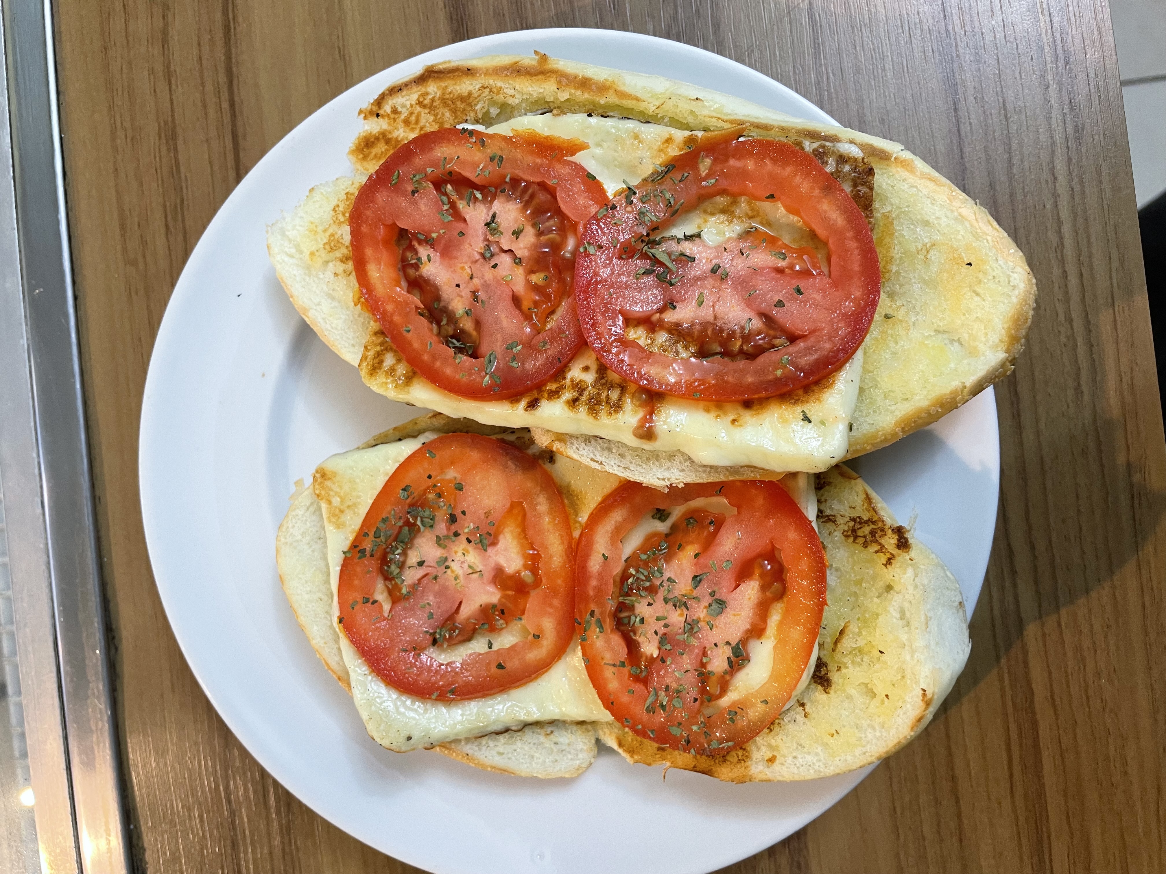 Pão na Chapa com Queijo Coalho